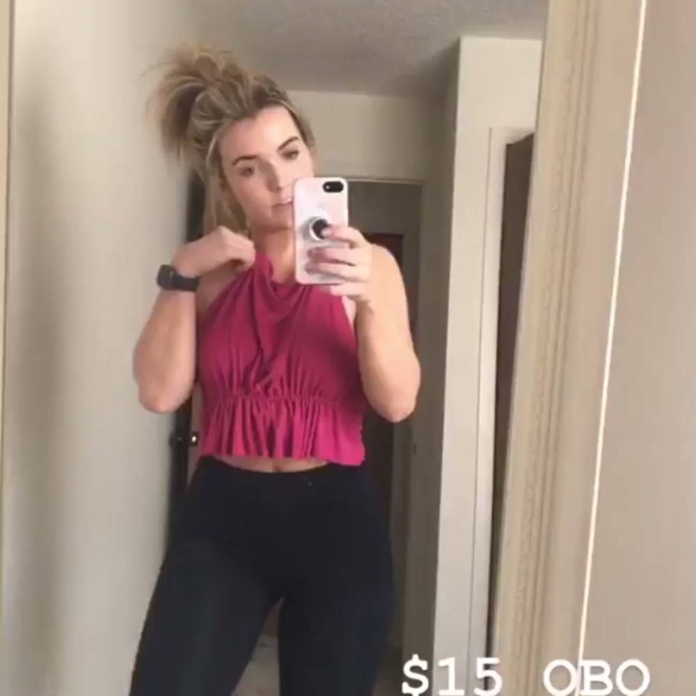 Pink summer tank